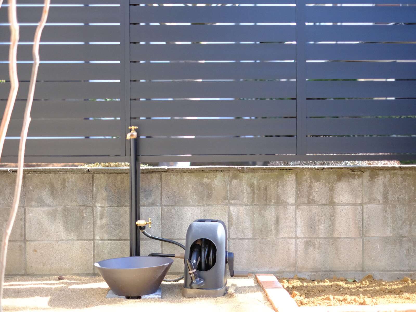 遊び心溢れるおしゃれな立水栓