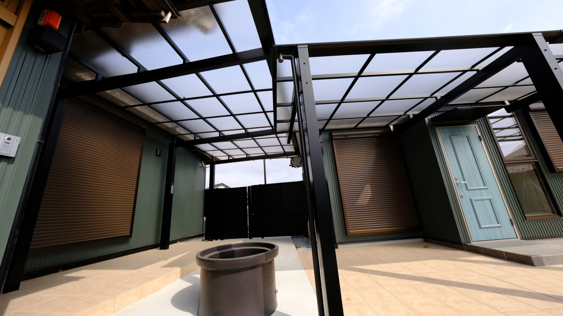 再塗装した井戸