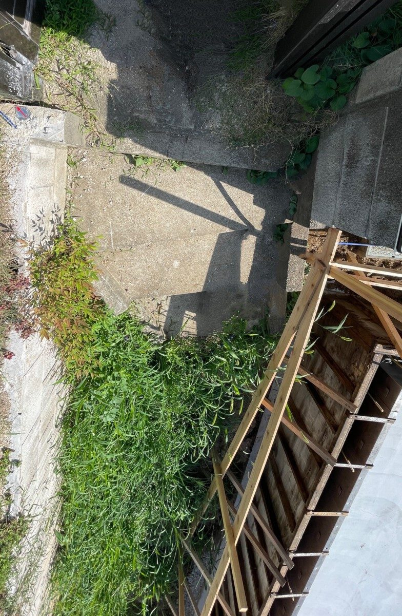 リニューアル前の使い勝手の悪かった階段